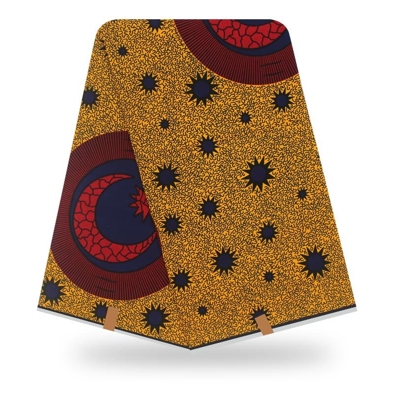 African prints patchwork 6yards cotton real wax ankara fabric for clothes 210408