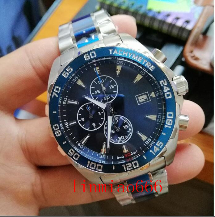 orologio di lusso men watch ss fashion designer watches quartz chronograph movement mens sport wristwatches montre with boxes, Slivery;brown
orologio di lusso men watch ss fashion designer watches quartz chronograph movement mens sport wristwatches montre with boxes, Slivery;brown