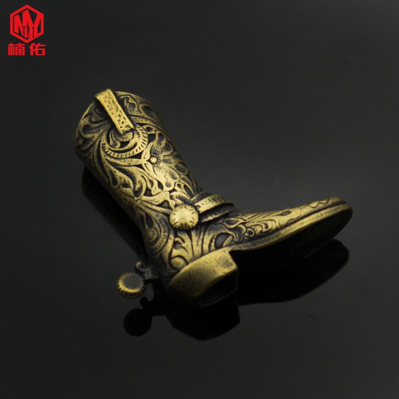 Outdoor Paracord Knife Beads 1PCS Exquisite Noble Boots Brass Car Key Pendant Gadgets
Outdoor Paracord Knife Beads 1PCS Exquisite Noble Boots Brass Car Key Pendant Gadgets