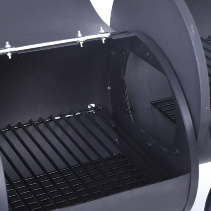 2022Baking Dishes & Pans Charcoal Grill Barbecue with Offset Smoker/Wheels/Temperature Gauge for Patio Picnic Outdoor Camping Cooking