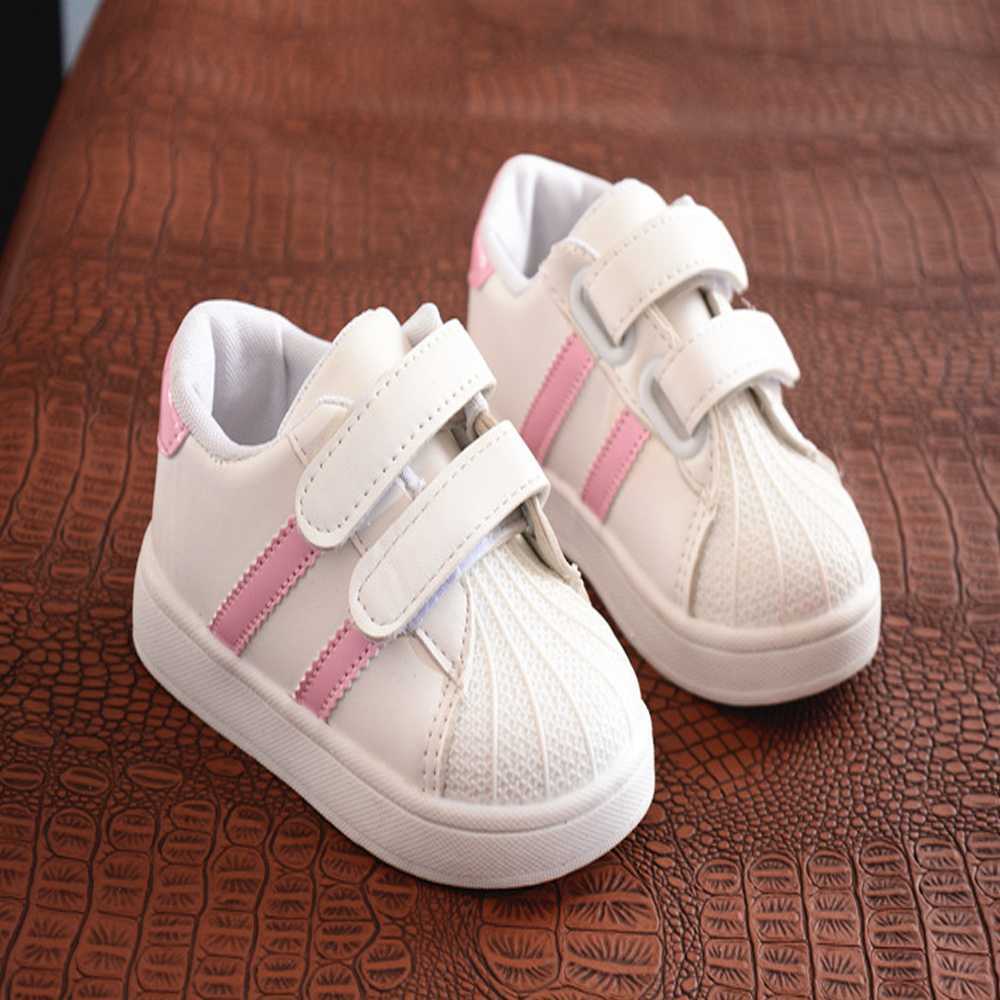 Kids Shoes Classic Stripes Baby Girl Boy Boys Running Board Casual Fashion Non-slip Rubber Sole Children's C260130