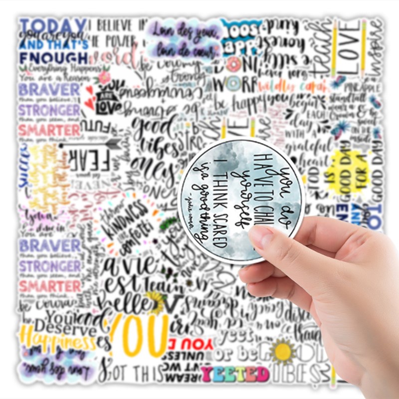 50Pcs Inspirational English Words Stickers Non-random Car Bike Luggage Sticker Laptop Skateboard Motor Water Bottle Snowboard wall Decal Kids Gifts, Multi-color
50Pcs Inspirational English Words Stickers Non-random Car Bike Luggage Sticker Laptop Skateboard Motor Water Bottle Snowboard wall Decal Kids Gifts, Multi-color