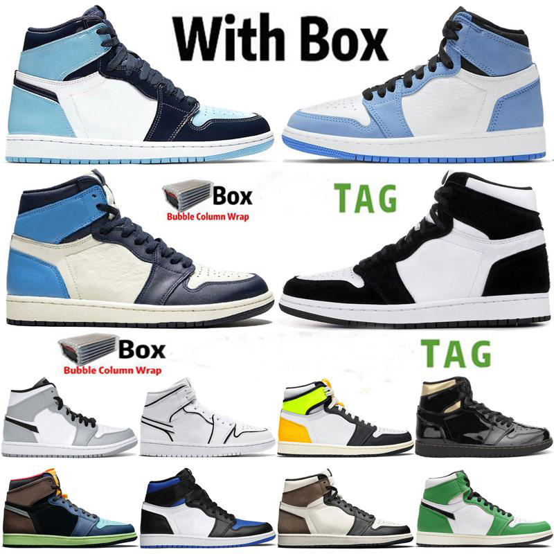 2021 Arrival High Mens Basketball Shoes Jumpman 1 UNC Obsidian University Blue 1s Dark Mocha Twist Volt Gold Sneakers Trainers Size 13
2021 Arrival High Mens Basketball Shoes Jumpman 1 UNC Obsidian University Blue 1s Dark Mocha Twist Volt Gold Sneakers Trainers Size 13