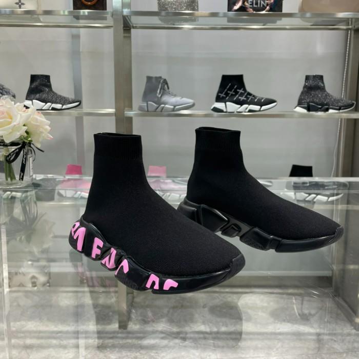 2022 Triple S Knit Socks Shoes Mesh Speed 2.0 Trainer High Race Runners Men and Women Boots Designer Sneaker Casual Trainers Sneakers 1Top, Black
2022 Triple S Knit Socks Shoes Mesh Speed 2.0 Trainer High Race Runners Men and Women Boots Designer Sneaker Casual Trainers Sneakers 1Top, Black