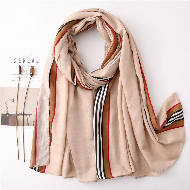 Scarves 180*90cm Spring Autumn Scarf Women British Stripe Style Soft Cotton Fashion Long Holiday Shawl, Blue;gray
Scarves 180*90cm Spring Autumn Scarf Women British Stripe Style Soft Cotton Fashion Long Holiday Shawl, Blue;gray