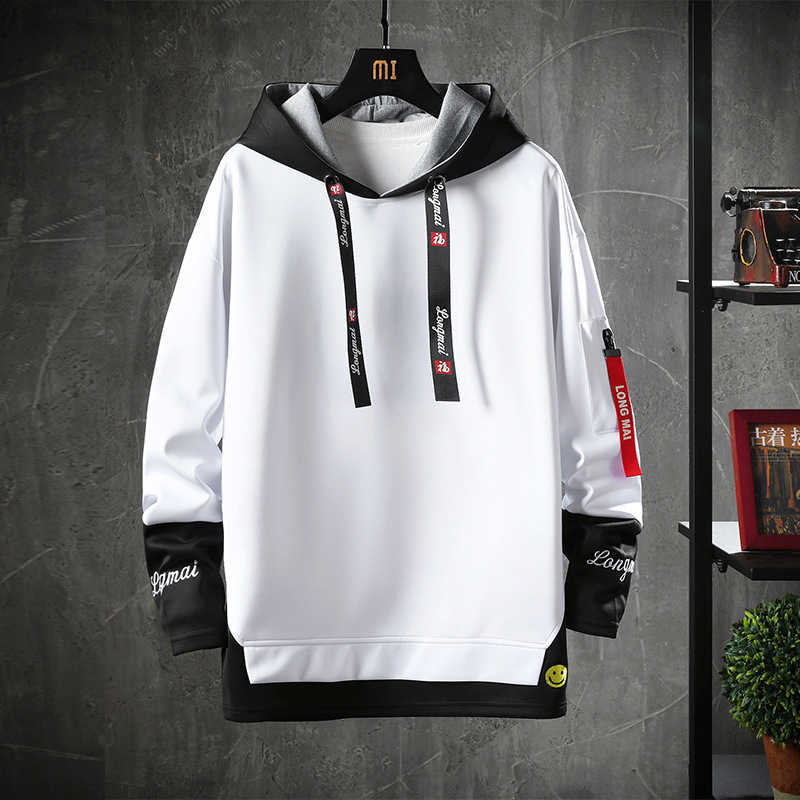 CITY 2020 Letter Printed Mens Hoodies e Style Hip Hop Casual Sweatshirts Streetwear Male Hoodies Hipster Harajuku Tops fashion Y0804