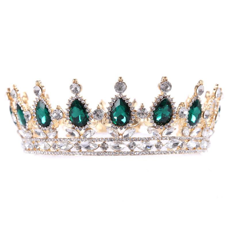 Hair Clips & Barrettes Exquisite European Baroque Luxury Drop Crystal Crown Charming Bride Jewelry Tiara Zircon Crowns Wedding Accessorie He, Golden;silver
Hair Clips & Barrettes Exquisite European Baroque Luxury Drop Crystal Crown Charming Bride Jewelry Tiara Zircon Crowns Wedding Accessorie He, Golden;silver