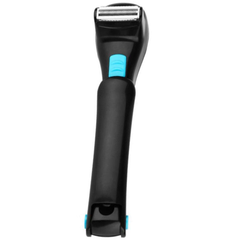Electric Nose & Ear Trimmers Multifunctional Men's Back Hair Razor And Body Trimmer Foldable Long Handle Shaver