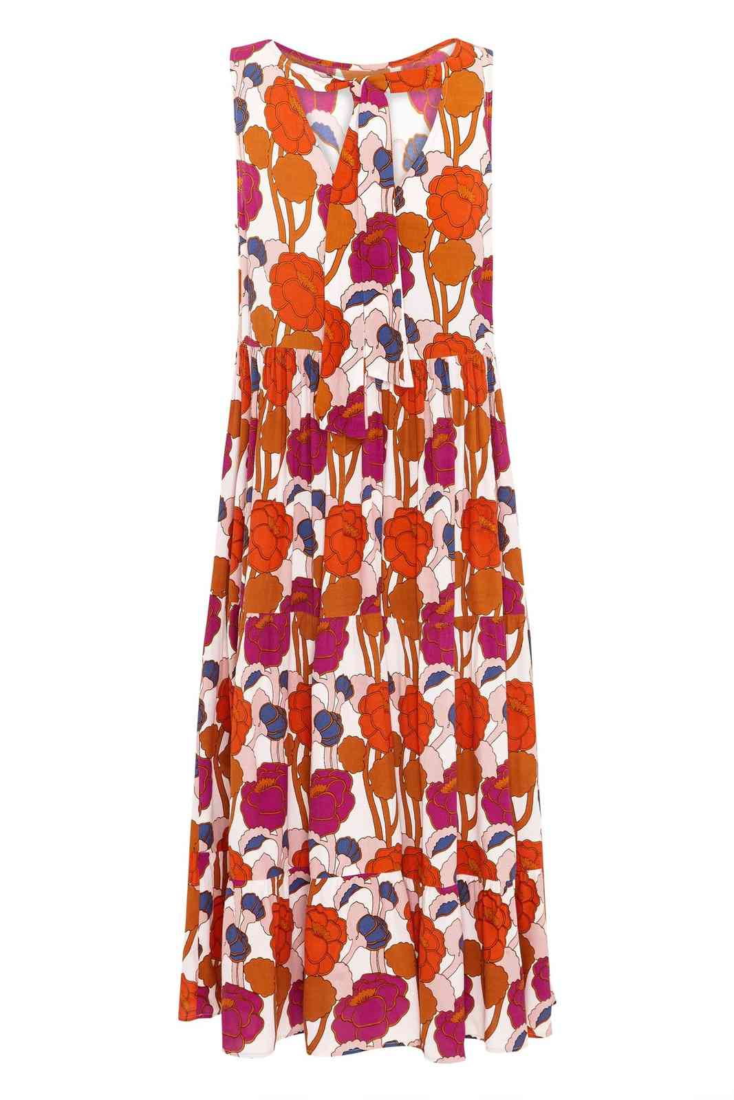 Women Dress Printed Sleeveless Bohemia Sexy Long Print Floral Maxi es Loose Casual Summer es 210513