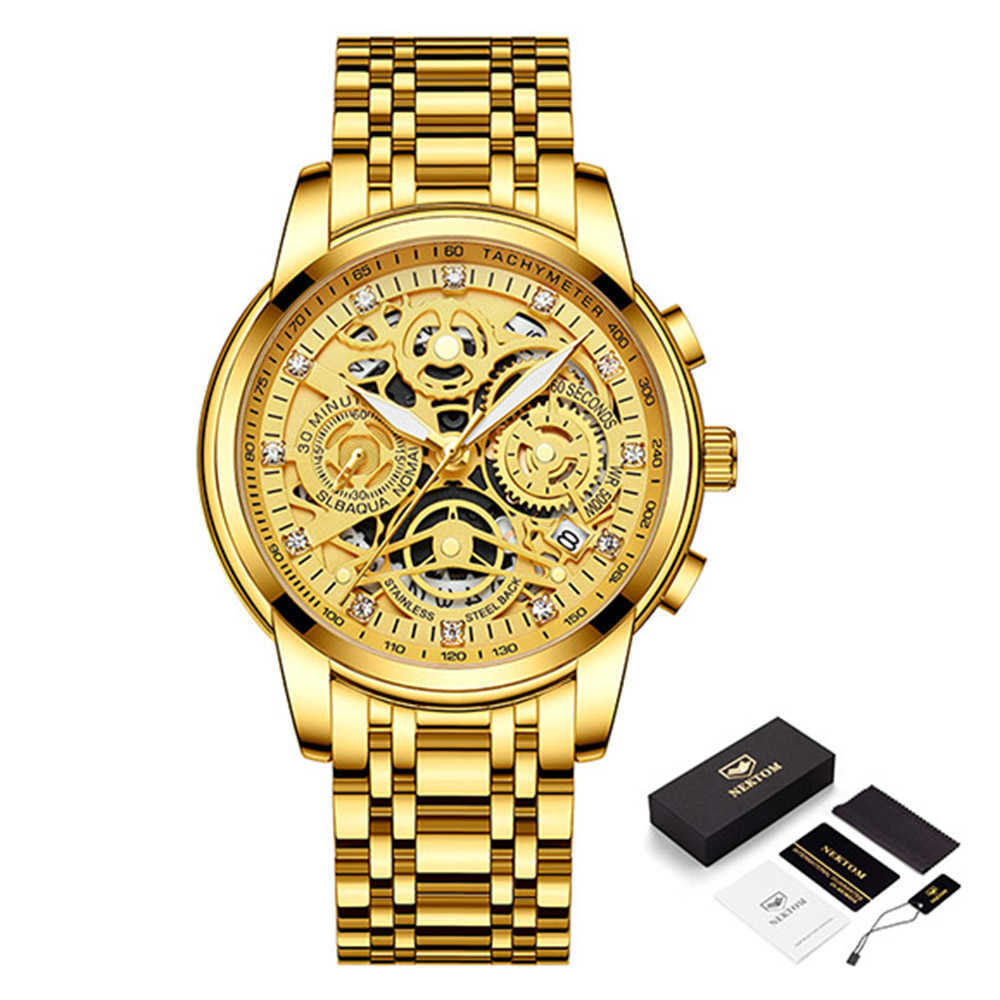 Mens Mechanical Wristwatch Fashion Casual Watch Stainless Steel Waterproof Watches Battery Powered Quartz 2 in 1
Mens Mechanical Wristwatch Fashion Casual Watch Stainless Steel Waterproof Watches Battery Powered Quartz 2 in 1
