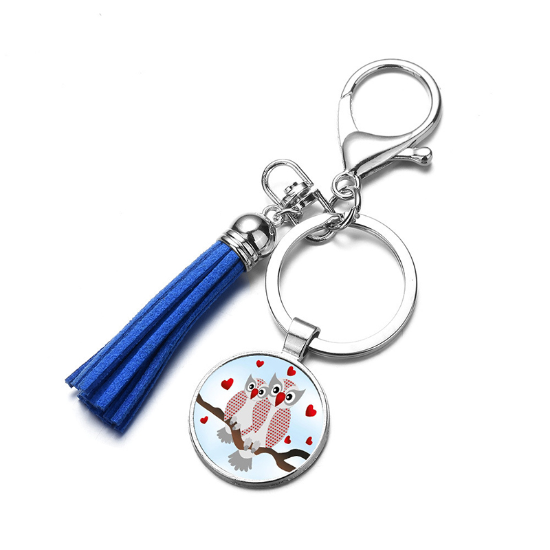 Fashion Accessories Owl Tassel Charm Keychain Round Alloy gift for Teachers Gifts Bag Key Ring Men Jewelry
Fashion Accessories Owl Tassel Charm Keychain Round Alloy gift for Teachers Gifts Bag Key Ring Men Jewelry