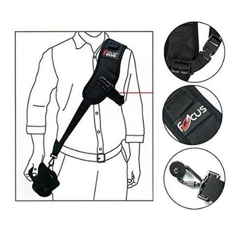 Waist Bags Professional Camera Strap Single Shoulder Sling Black Belt For Canon Nikon DSLR 7D 5D Mark II Accessories Woman Man Bag
Waist Bags Professional Camera Strap Single Shoulder Sling Black Belt For Canon Nikon DSLR 7D 5D Mark II Accessories Woman Man Bag