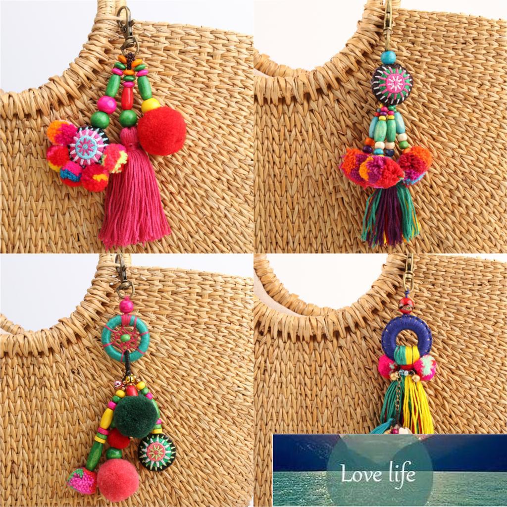 1pc Flower Charms Keychains Wooden Beads With Pompom Keyring Colorful Jewelry Boho Style Factory price expert design Quality Latest Style Original Status
1pc Flower Charms Keychains Wooden Beads With Pompom Keyring Colorful Jewelry Boho Style Factory price expert design Quality Latest Style Original Status