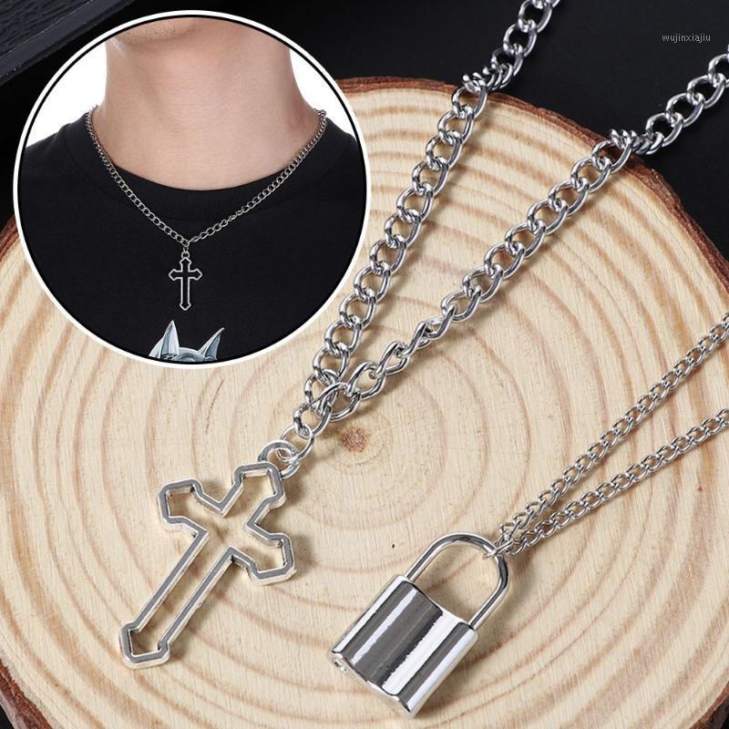 Chains Neck Jewelry Cool Street Style For Men Women Gift PadLock Pendant Necklace Long Chain Hollow Cross Punk Choker
Chains Neck Jewelry Cool Street Style For Men Women Gift PadLock Pendant Necklace Long Chain Hollow Cross Punk Choker