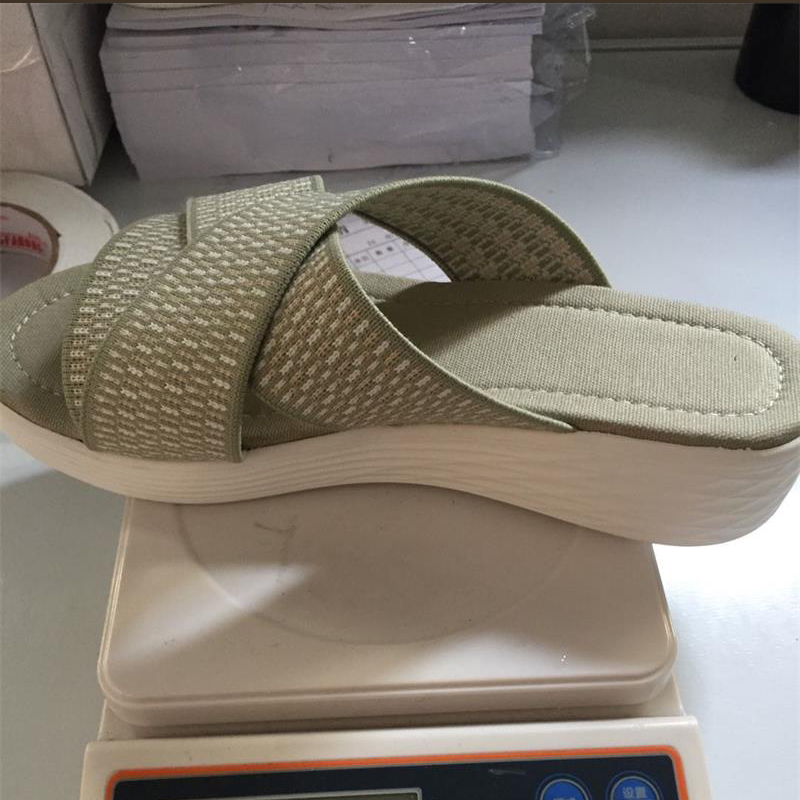 Women Flat Slippers Slides Wedge Heels Sandals Fashion Knit Cross Sandal Summer Blue Green Outdoor Beach Flip Flops EU35-44 G001, Color 1
Women Flat Slippers Slides Wedge Heels Sandals Fashion Knit Cross Sandal Summer Blue Green Outdoor Beach Flip Flops EU35-44 G001, Color 1