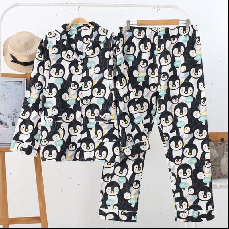 Penguins Cartoon Print Lovely Summer Womens Sleepwears V Neck Cute Pyjamas Long Sleeve Loose Pyjama Plus Size Ladys Homesuit, Black
Penguins Cartoon Print Lovely Summer Womens Sleepwears V Neck Cute Pyjamas Long Sleeve Loose Pyjama Plus Size Ladys Homesuit, Black