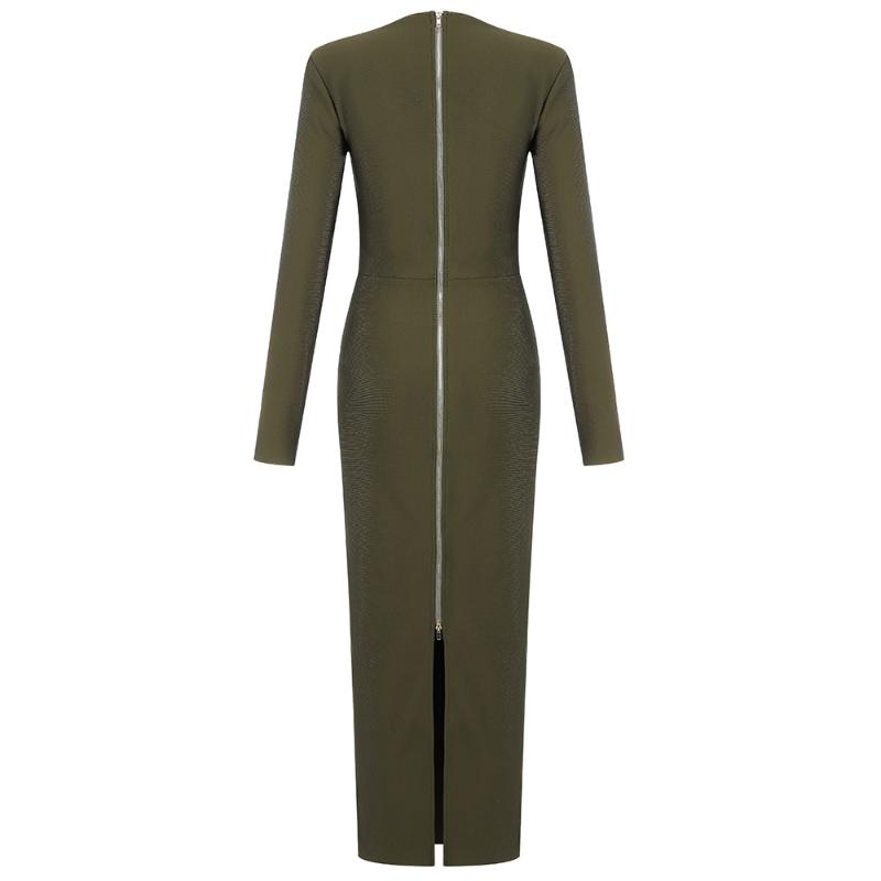 Arrivals Fashion Women Dress Strapless Long Sleeve Zippers Bodycon Party Dresses Casual