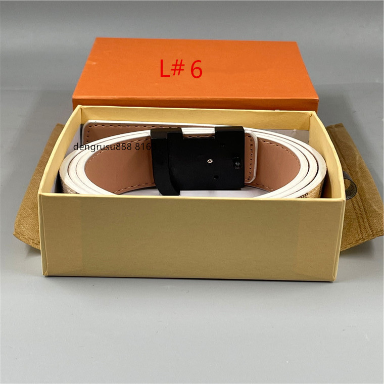 2022 Fashion L Big buckle genuine leather belt with box designer men women high quality mens belts AAA888, Belt and box
2022 Fashion L Big buckle genuine leather belt with box designer men women high quality mens belts AAA888, Belt and box