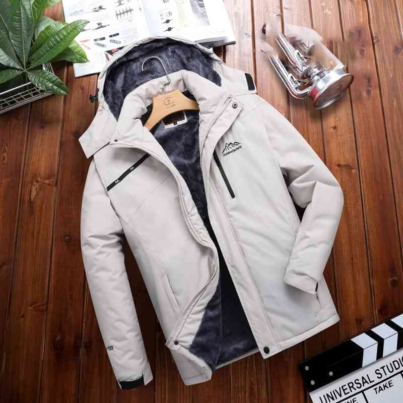 Winter Parka Men Coats Thick Warm Jackets Hooded Outdoor Windproof Waterproof Outerwear Casual Fleece Liner Men' Overcoat 210603, Cjw330blue
Winter Parka Men Coats Thick Warm Jackets Hooded Outdoor Windproof Waterproof Outerwear Casual Fleece Liner Men' Overcoat 210603, Cjw330blue