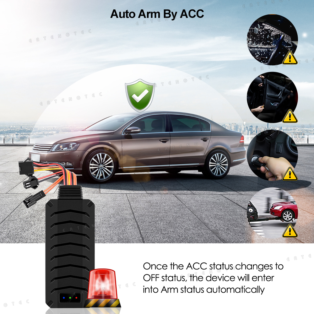 Car tracker 4g&3g&2g cut fuel gps locator car 9-90v acc vibrate excessive speed alarm geofence free app
