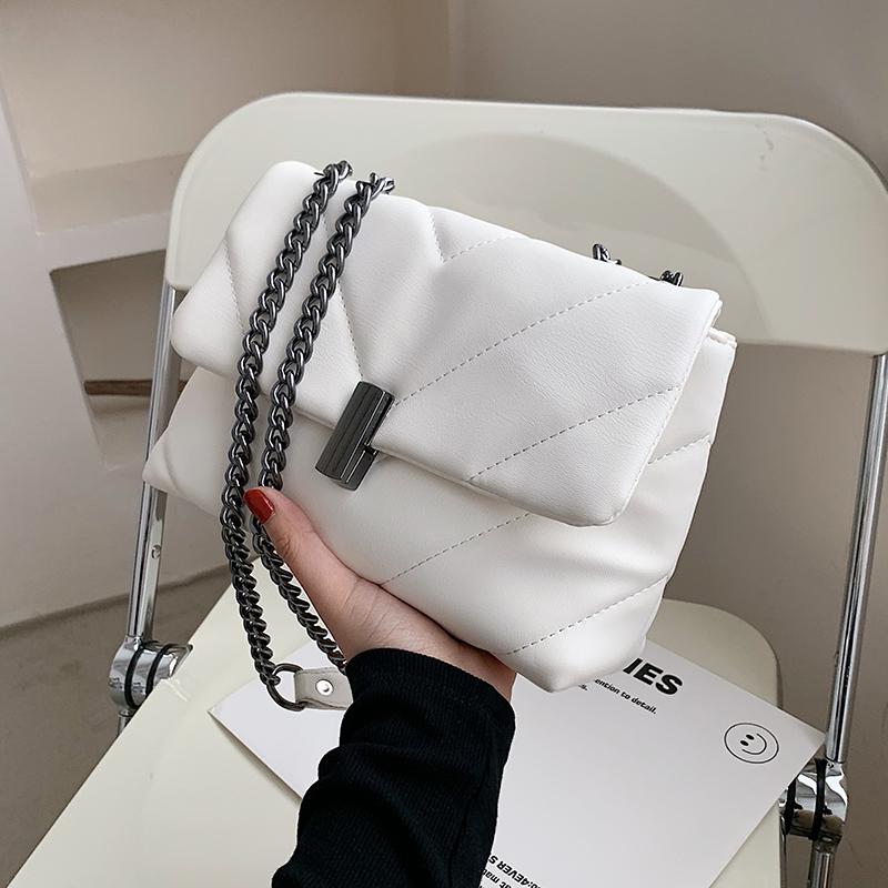 Small Chain Designer PU Leather Crossbody Bags For Women Shoulder Messenger Ladies Purses And Handbags, Black
Small Chain Designer PU Leather Crossbody Bags For Women Shoulder Messenger Ladies Purses And Handbags, Black