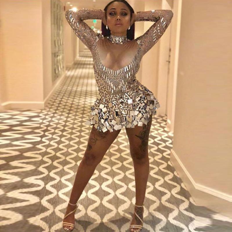 Casual Dresses Sell Well 2021 Long Sleeve Sparkly Sequins Mirrors Night Club Plus Size Female Singer Dancer Bright Bodysuit Costume, Black
Casual Dresses Sell Well 2021 Long Sleeve Sparkly Sequins Mirrors Night Club Plus Size Female Singer Dancer Bright Bodysuit Costume, Black