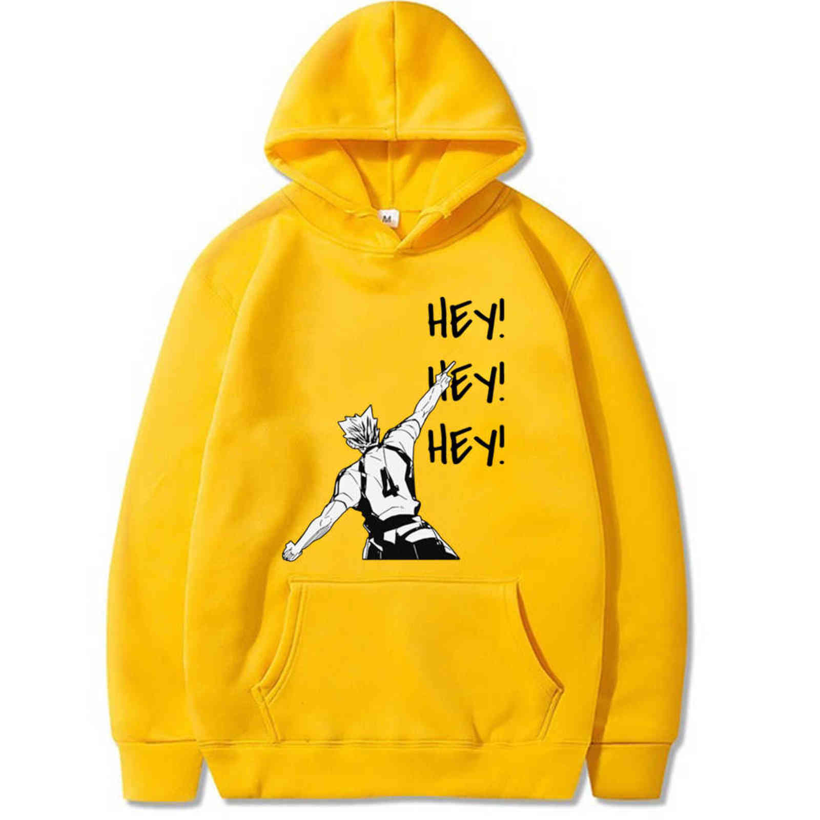 Haikyuu Hey Anime Mens Hoodies Men Women Long Sleeve Sweatshirt Karasuno Fly High Casual Men Clothes Male Y1120