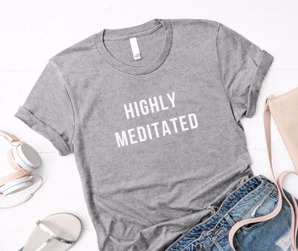 highly meditated print cotton womens t shirts casual funny yong girl tee hipster ship s 297, White
highly meditated print cotton womens t shirts casual funny yong girl tee hipster ship s 297, White