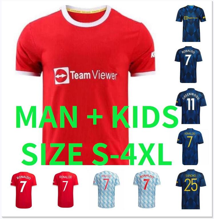 men kids kit 2021 2022 RONALDO SANCHO soccer jerseys 21 22 SHAW R.VARANE CAVANI UTD VAN DE BEEK B. FERNANDES RASHFORD GREENWOOD football shirt size S-4XL
men kids kit 2021 2022 RONALDO SANCHO soccer jerseys 21 22 SHAW R.VARANE CAVANI UTD VAN DE BEEK B. FERNANDES RASHFORD GREENWOOD football shirt size S-4XL