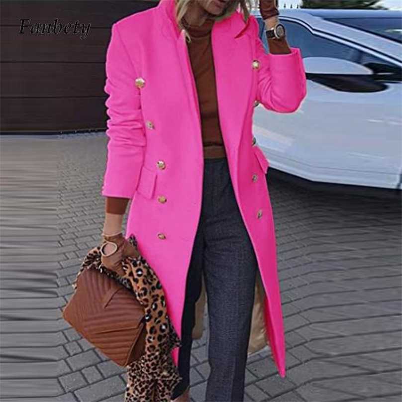 Elegant Mid-Length Wool Women Coat Winter Solid Design Multi-Button Overcoat Autumn Fashion Pocket Lapel Long Sleeve Jacket 211019, 01 white
Elegant Mid-Length Wool Women Coat Winter Solid Design Multi-Button Overcoat Autumn Fashion Pocket Lapel Long Sleeve Jacket 211019, 01 white