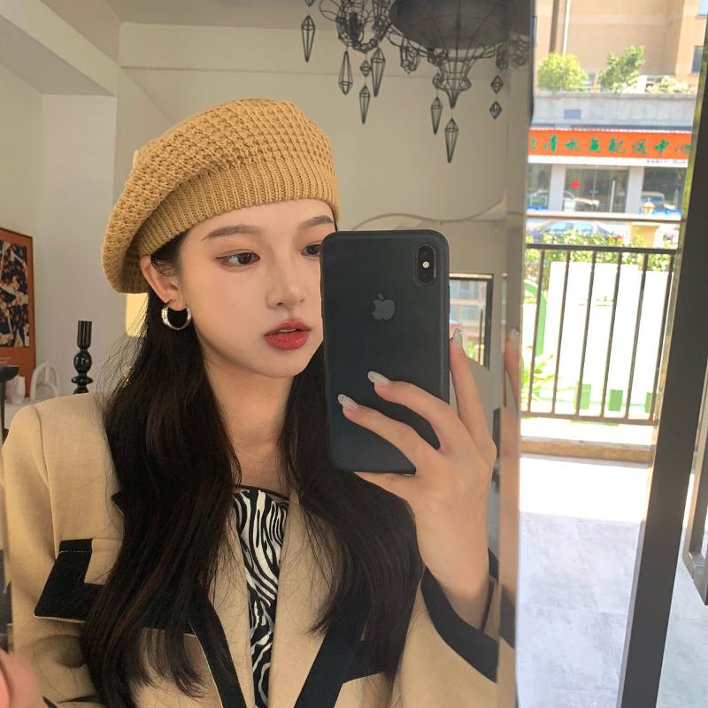 Berets Elegance Women Girls Beret Artist Warm Wool KniWinter Beanie Hat Retro Plain Solid Color Elegant Ladies Winter Caps
Berets Elegance Women Girls Beret Artist Warm Wool KniWinter Beanie Hat Retro Plain Solid Color Elegant Ladies Winter Caps