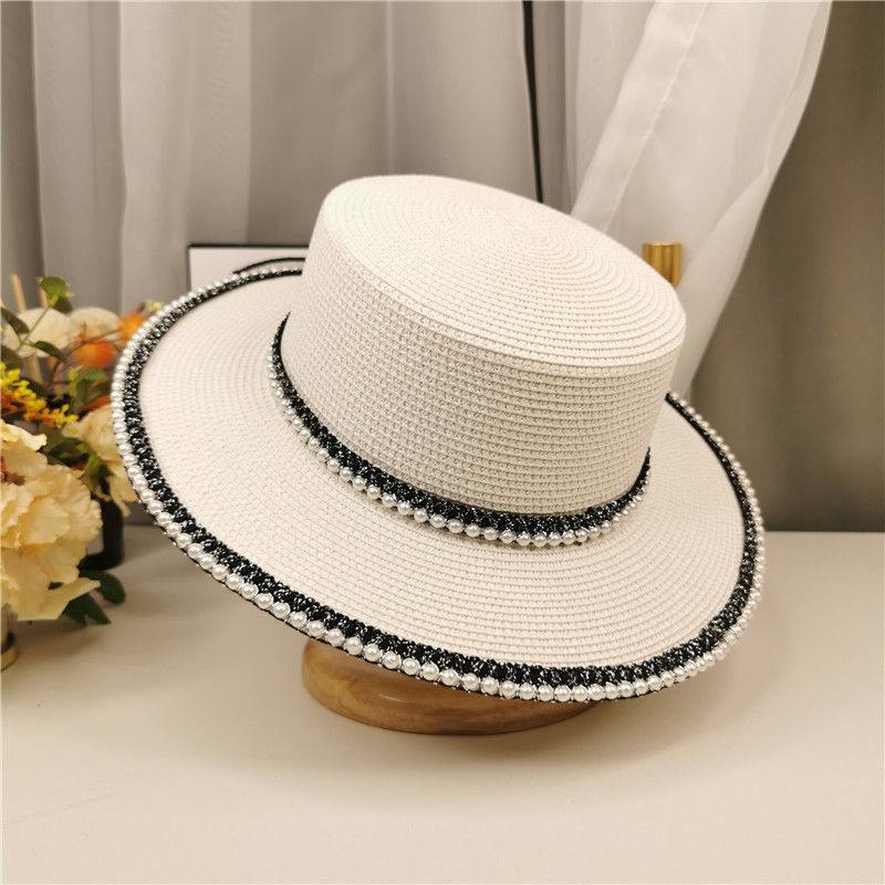 Wide Brim Hats Women's Summer Hat Holiday Sun Style Casual Top Embroidery Beach Anti-ultraviolet Caps 3609 Q2, Black
Wide Brim Hats Women's Summer Hat Holiday Sun Style Casual Top Embroidery Beach Anti-ultraviolet Caps 3609 Q2, Black