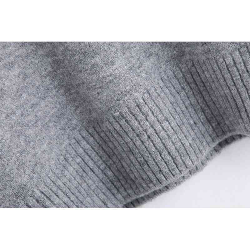 Women Turtle Neck Sweater Autumn Fashion Long Sleeve Modern Lady Pullover Top 210602