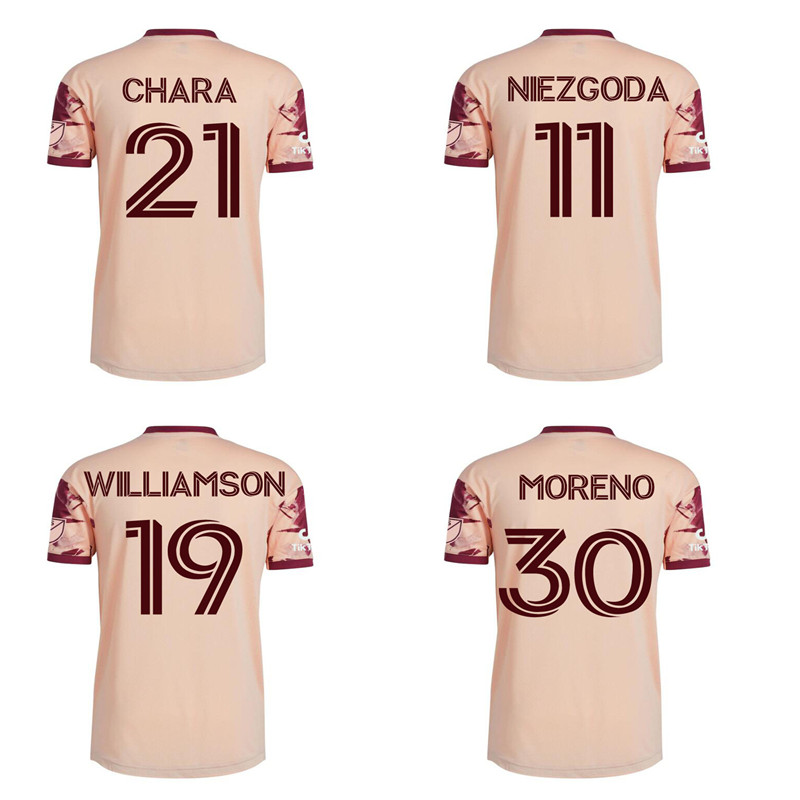 NEW 2022 2023 MLS Portland Timbers Soccer Jersey MORA NIEZGODA YIMMI Y.CHARA Away Pink Heritage Rose Kit Major League 22 23 Football Shirt BLANCO WILLIAMSON
NEW 2022 2023 MLS Portland Timbers Soccer Jersey MORA NIEZGODA YIMMI Y.CHARA Away Pink Heritage Rose Kit Major League 22 23 Football Shirt BLANCO WILLIAMSON