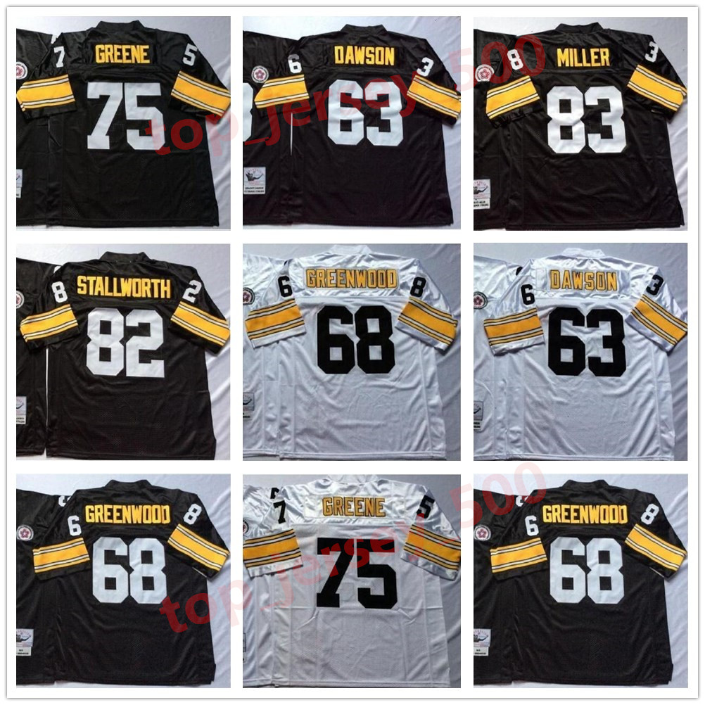 Men Women Youth Jersey NCAA Vintage Retro #59 Jack Ham 63 Dermontti Dawson 68 LC Greenwood 75 Joe Greene 82 John Stallworth 83 Heath Miller Football, As shown in illustration
Men Women Youth Jersey NCAA Vintage Retro #59 Jack Ham 63 Dermontti Dawson 68 LC Greenwood 75 Joe Greene 82 John Stallworth 83 Heath Miller Football, As shown in illustration