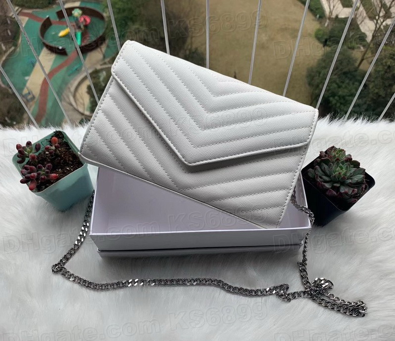 Top Quality Designer Handbags With Dust Bag Tote Wallet Luxury Sheepskin Caviar Metal Chain Silver Handbag Leather Flip Cover Diagonal Shoulder Bags Purse KS6899, Red
Top Quality Designer Handbags With Dust Bag Tote Wallet Luxury Sheepskin Caviar Metal Chain Silver Handbag Leather Flip Cover Diagonal Shoulder Bags Purse KS6899, Red
