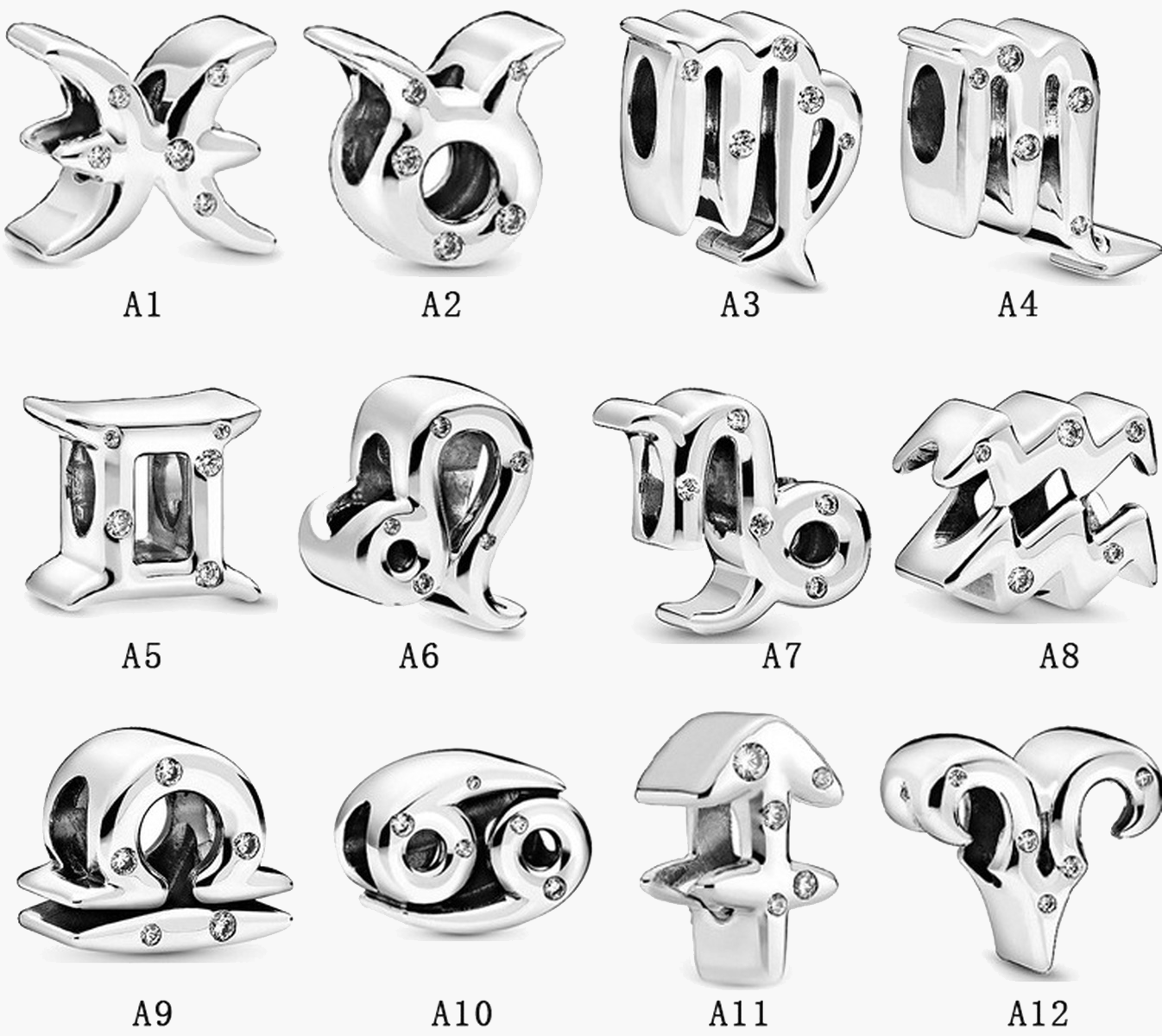 Real S925 Sterling Silver Charms Bracelets Beads New Bright Twelve Months Constellation Snake Chain Snap Clasps Bracelet Fit For Pandora DIY, Black
Real S925 Sterling Silver Charms Bracelets Beads New Bright Twelve Months Constellation Snake Chain Snap Clasps Bracelet Fit For Pandora DIY, Black