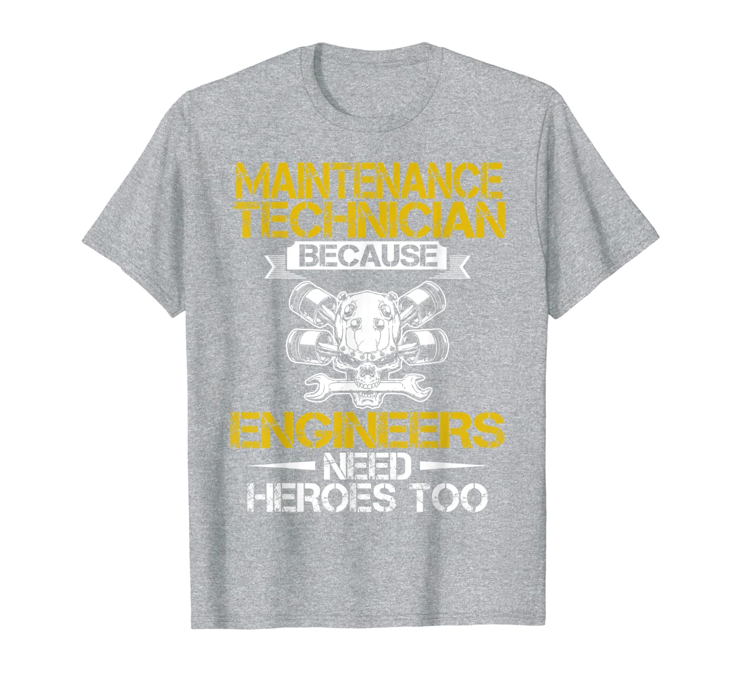 maintenance technician because engineers need heroes too t-shirt, White;black
maintenance technician because engineers need heroes too t-shirt, White;black