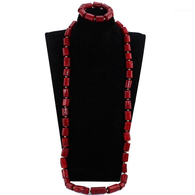 Earrings & Necklace Excellent Quality Claret Coral Jewelry Set 40 Inches Big Real Beads Bridal Men CG031, Silver
Earrings & Necklace Excellent Quality Claret Coral Jewelry Set 40 Inches Big Real Beads Bridal Men CG031, Silver