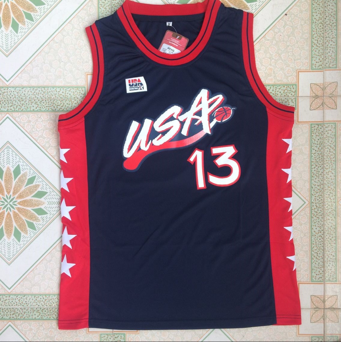 1996 Atlanta Olympic Games Basketball Jerseys Team American dream 3 Shaquille O'Neal usa #13 black embroidered Jersey Tops
1996 Atlanta Olympic Games Basketball Jerseys Team American dream 3 Shaquille O'Neal usa #13 black embroidered Jersey Tops