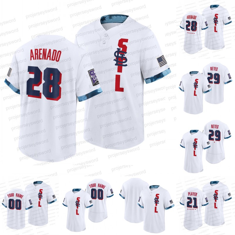 St. Louis 2021 All-star Jersey Nolan Arenado Dylan Carlson Edmundo Sosa Paul Goldschmidt Yadier Molina Adam Wainwright Brandon Waddell Giova, Blue;black
St. Louis 2021 All-star Jersey Nolan Arenado Dylan Carlson Edmundo Sosa Paul Goldschmidt Yadier Molina Adam Wainwright Brandon Waddell Giova, Blue;black