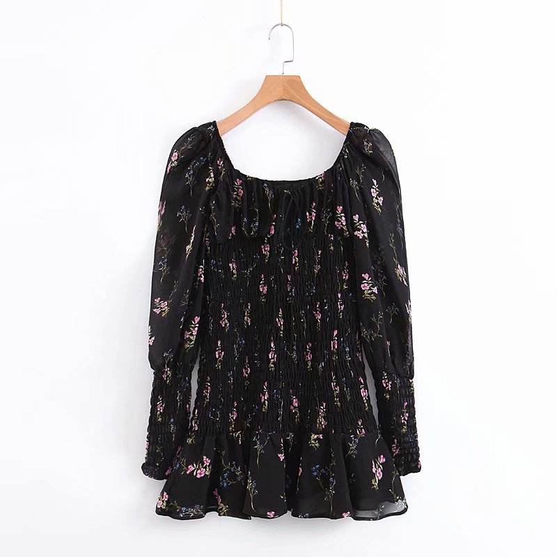Black Chiffom Floral Dresses Bomb Slim Square Collar Mini Dresses for Women Fashion Streetwear Vestidos 210520, Blue
Black Chiffom Floral Dresses Bomb Slim Square Collar Mini Dresses for Women Fashion Streetwear Vestidos 210520, Blue