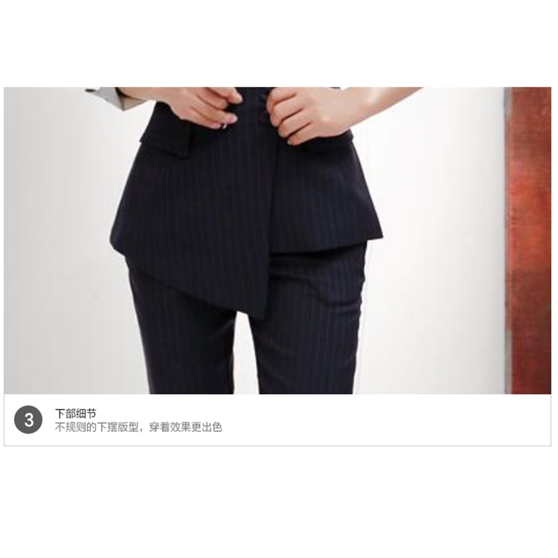 Arrival Fashion Spring Pants Suits Women Blazer 2 Two Piece Set Striped Jacket & Pant Blazers Femme Mujer 210520