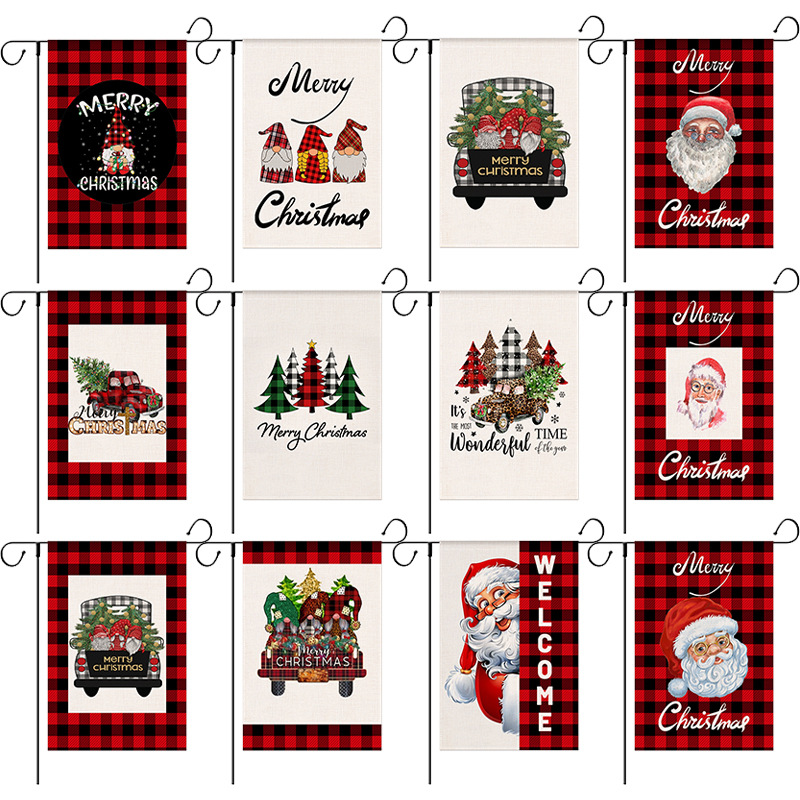 Christmas Garden Flags Double Sided Decorative Santa Claus Snowman Indoor Outdoor Yard Banner Home Decoration
Christmas Garden Flags Double Sided Decorative Santa Claus Snowman Indoor Outdoor Yard Banner Home Decoration
