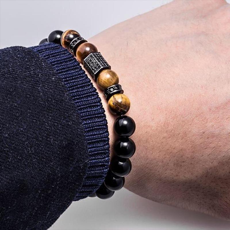 Charm Bracelets 2021 Trendy Tube Bracelet Men Classic Handmade Natural Tiger Eye Stone Strand For Jewelry Gift
Charm Bracelets 2021 Trendy Tube Bracelet Men Classic Handmade Natural Tiger Eye Stone Strand For Jewelry Gift