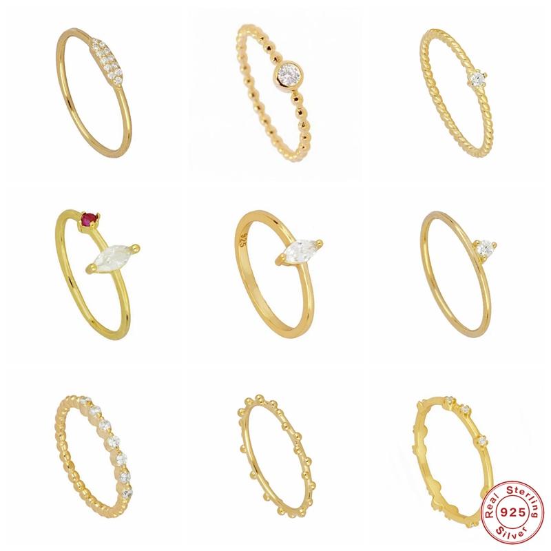 Cluster Rings Aide Real 925 Sterling Silver Shiny Zircon Ring For Women Luxury Colorful Crystal Slim Thin Couple Fashion Jewelry Anillos, Golden;silver
Cluster Rings Aide Real 925 Sterling Silver Shiny Zircon Ring For Women Luxury Colorful Crystal Slim Thin Couple Fashion Jewelry Anillos, Golden;silver