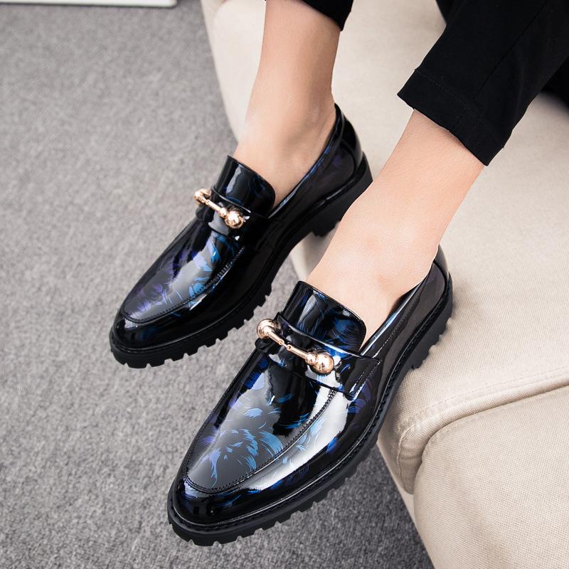 Dress Shoes Leather Male Youth Pointed Toe Trendy British Men Casual Korean Style Hair Stylist All-match Thick Sole, Black
Dress Shoes Leather Male Youth Pointed Toe Trendy British Men Casual Korean Style Hair Stylist All-match Thick Sole, Black