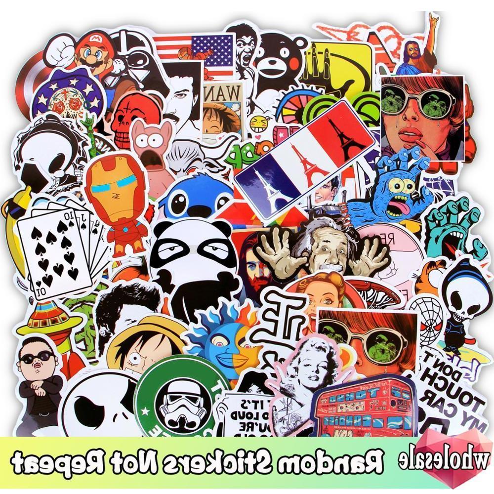 Whole Random Stickers 1000/500/300 Pcs/Lot JDM Cartoon Graffiti Mixed Sticker Not Repeat for Skateboard Luggage Guitar Toy LJ201
Whole Random Stickers 1000/500/300 Pcs/Lot JDM Cartoon Graffiti Mixed Sticker Not Repeat for Skateboard Luggage Guitar Toy LJ201
