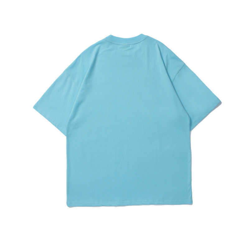 Hip Hop Streetwear Harajuku T Shirt Japanese Anime Girl Illusion Print Tshirt Men Summer Short Sleeve Cotton Loose Top Tees 210527