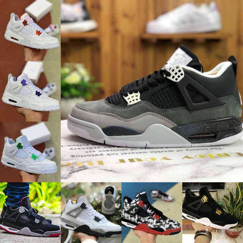 Sale 2021 RED METALLIC Bred Black Cat 4 4s Basketball Shoes Men Mens White Cement Encore Pine Green Wings Fire Red Singles Designer Sneakers
Sale 2021 RED METALLIC Bred Black Cat 4 4s Basketball Shoes Men Mens White Cement Encore Pine Green Wings Fire Red Singles Designer Sneakers